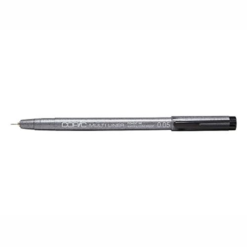 COPIC Fineliner MULTILINER, 0, 05 mm, schwarz 4511338010174