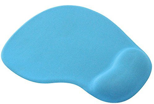 Accessotech Comfort Wrist Gel Rest Support Mat Mouse Mice Pad Computer PC Laptop Soft (Light Blue)