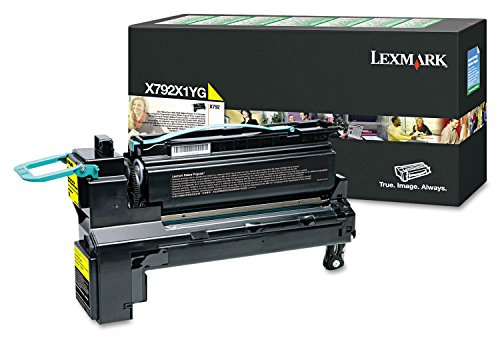 Lexmark X792X1YG X792 Tonerkartusche extra Höhekapazität 1er-Pack Return Program, 20.000 Seiten, gelb