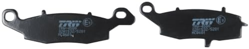 TRW MCB681 Brake Pad Set Disc Brake Organic Allround Compatible for Kawasaki Motorcycles ER-6 2006-2016 Right, Front Axle and Other Vehicles