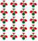 LEGO – Steli e Fiori, 20 Pezzi, 3 Fiori Ogni Stelo, Colore: Verde e Rosso