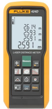 Fluke 424D Laser Distance Meter, 100 Metres