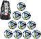 Erima 10x Hybrid Training royal/Lime Größe 5 + 1x Ballsack Ballpaket TOP Preis Teamsport Plum
