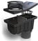 Underground Drainage Bottle Gully Floor Drain Water Trap Hopper 305x155mm Ø110mm