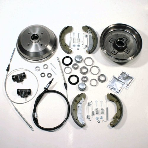 Bremstrommel/Bremsen Set + Zubehör + 2 x Handbremsseile hinten