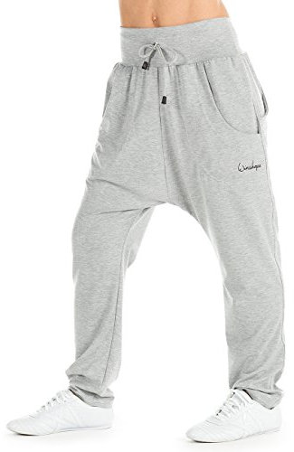 WINSHAPE Damen Unisex 4pocket Pants Wh13 Trainingshose, Grey Melange, L EU