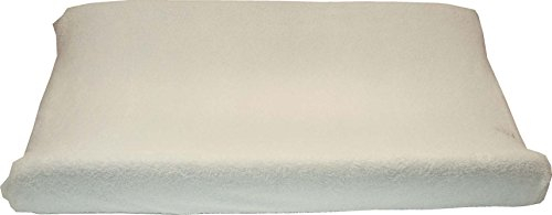 Ti TIN Copri Fasciatoio Universale con Tessuto Elastico Adattabile | Coprifasciatoio 100% Microfibra Morbida e Assorbente, 80x50 cm, Colore Bianco