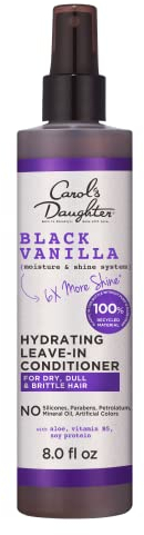 Carol's Daughter, Black Vanilla, Feuchtigkeitsspendendes Leave-In Spray, für trockenes, stumpfes und sprödes Haar, 8,0 fl oz / 236 ml