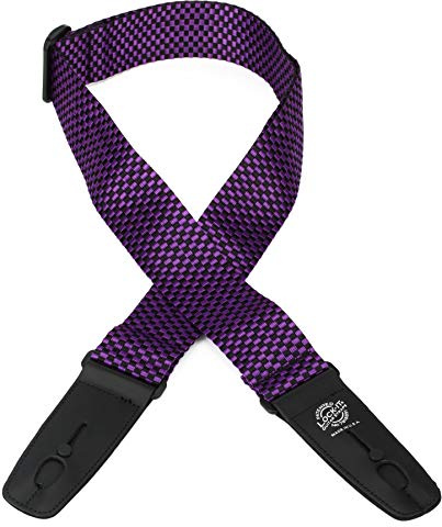Lock It LIS010P2PRCHK Professional 2 Checker Polypro Strap with Locking Ends, Purple