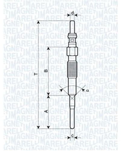 Magneti Marelli 062900079304 Glühkerze