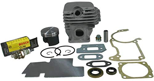 Sägenspezi Zylinder Kolben Set passend für Stihl 026 MS260 MS 260 44,7mm inkl. Dichtsatz und Zündkerze