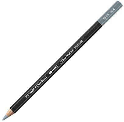 Caran d'Ache Caran Dache : Museum Aquarelle Pencil : Steel Grey (3510.004)