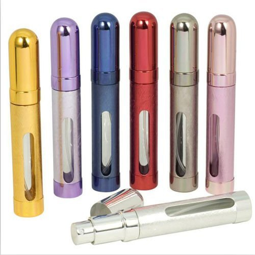 5starwarehouse 12ml Refillable Perfume Atomiser Atomizer Aftershave Travel Spray Miniature Bottle With Window (Blue)