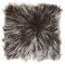 Reissner Lammfelle Tibet Lammfell Kissenbezug langflorig 30x30cm JAY36 Farbe Dunkelbraun (Tops)