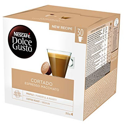 DOLCE GUSTO cortado espresso macchiato 30 cápsulas caja 189 gr