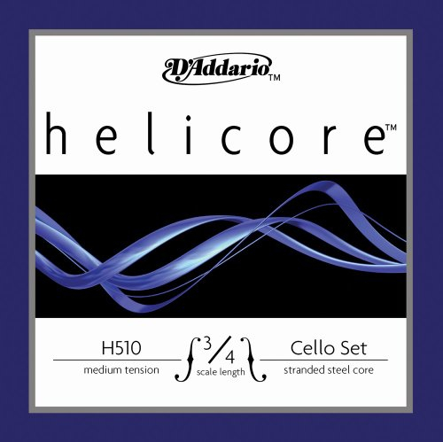 D'Addario Helicore H5103/4M-B10 Cello 10 Blk Set 3/4 Med