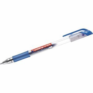 edding 10 x Gelroller 2185 metallgefasste Rollerspitze 0,7mm blau