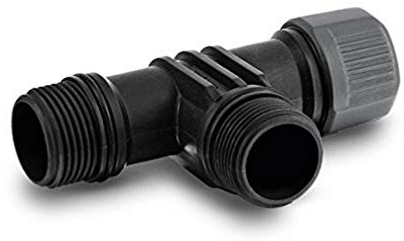 Kärcher zwei-Wege-Anschluss-Adapter (geeignet für Pumpen, G1) schwarz, 6.997-474.0