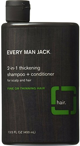 Jeden Mann Jack Shampoo 2-In-1-Haarverdichtung 13.5oz