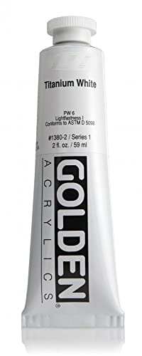 Pro-Art Wandbild Golden Heavy Body Acrylfarbe 2 Oz -Titanium weiß