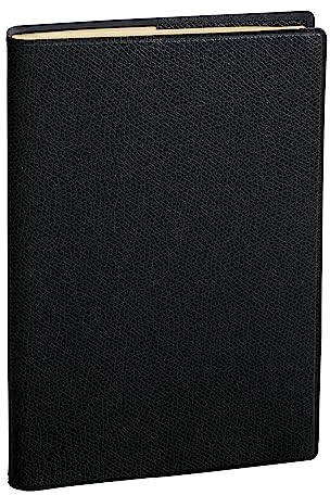 Quo Vadis 20902719MQ Miniday Kalender 2020 (7x10 cm, 1 Tag pro Seite, mehrsprachig, elfenbeinfarbenes Papier, Fadenbindung, Adressverzeichnis) 1 Stück schwarz