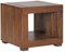Wohnling Couchtisch Mumbai Massiv-Holz Sheesham 50 cm breit Wohnzimmer-Tisch Design dunkel-braun Landhaus-Stil Beistelltisch