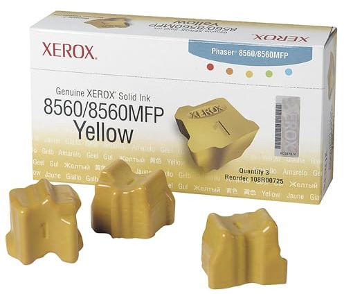 Xerox 108R00725 - 108R00725 3 Yellow Ink Sticks