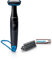 Philips Bg1024/16 Tondeuse Corps Bodygroom Noir/Bleu Outil de Protection Breveté Coupe de 0,5 mm Sabot Bidirectionnel Étanche Accessoire Douche