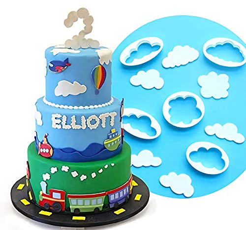 Palker Sky Flauschige Wolke Kunststoff Fondant Ausstecher Kuchenform Fondant Zucker Handwerk Plunger Cutter Form Kuchen Dekorieren Werkzeuge