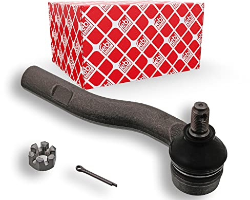 febi bilstein 43156 Spurstangenendstück mit Kronenmutter und Splint, 1 Stück