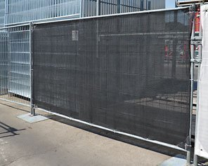 Bauzaunnetz Bauzaun Sichtschutznetz für Bauzaun 3,50m x 2,0m schwarz Miko®