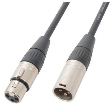 PD Connex CX100-20 DMX Lighting Cable with 3-Pin Male to Female - 20m