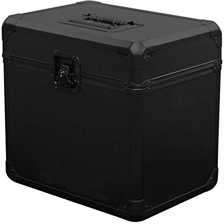 Black KROM Record/Utility Case for 70 12 Vinyl Records & LPs
