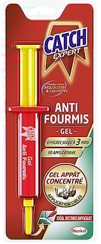 Catch Expert Fourmis – Gel (pour 50 applications) – Anti-Fourmis – Gel Appât idéal recoins difficiles, 10 g (Lot de 1)