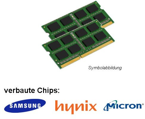4GB Dual Channel Kit (2X 2GB) für Acer Aspire One 752 Netbook AO752 DDR2 (PC2 6400S) SO Dimm Arbeitsspeicher
