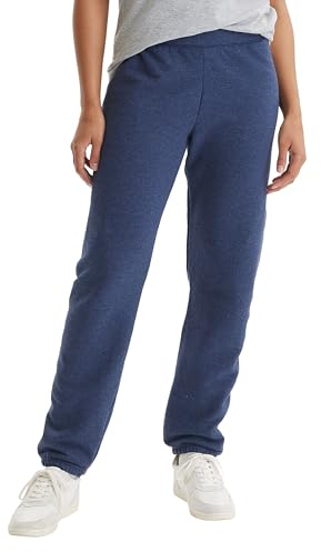 Hanes dam Träningsbyxor Sweatpants, Ecosmart Fleece Joggers With Cinched Legs, Joggers For Women, 30
