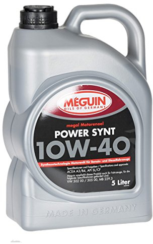 Motoröl Meguin Power Synt 10W-40 5 Liter teilsynthetisch