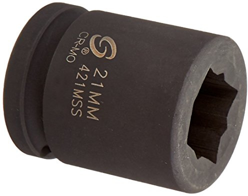 Sunex 421mss - Llave de vaso de impacto doble cuadrada (3/4, 21 mm)