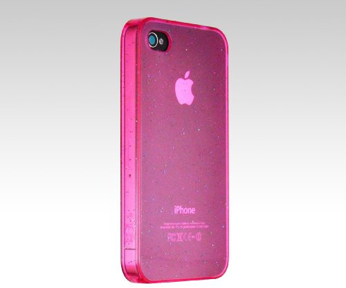 iCU-Cover, Custodia Protettiva per iPhone 4, Colore: Rosa Brillante