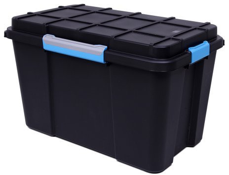 jobgar Aufbewahrungsbox mit Rollen Scuba Box XL Blau