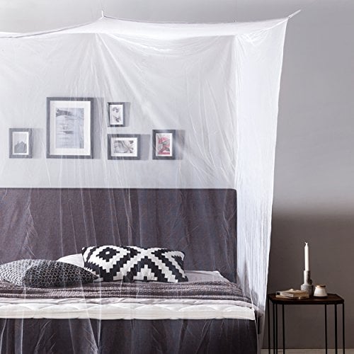 Lumaland Moustiquaire 200x220x210cm pour par ex. un lit double, convient aussi à l'extérieur | Protection contre les insectes particulièrement renforcée et robuste | Mailles fines, longue durée de vie