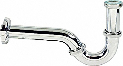 Röhrensifon 1 1-4'' Bidet Messing verchromt DIN-Geprüft DN 32