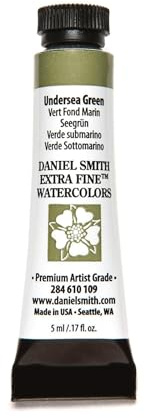 Daniel Smith 284610109 Extra Fine Watercolors Tube, 5ml, Undersea Green
