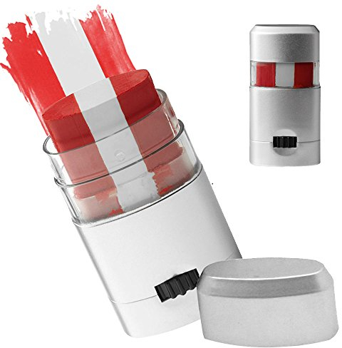 Piersando Schminkstift Schminke Fahne Fussball EM WM Länderflagge Fanartikel Land Flagge Eishockey Handball Basketball Frauen Männer Kinder Schweiz