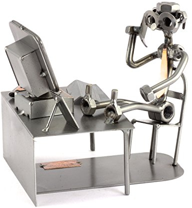 Steelman24 I Schraubenmännchen PC-Pause I Made in Germany I Handarbeit I Geschenkidee I Stahlfigur I Metallfigur I Metallmännchen