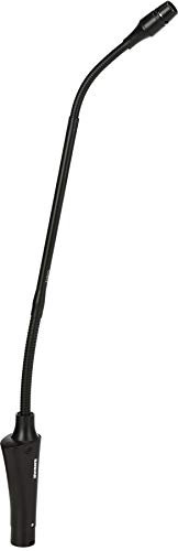 Shure Centraverse CVG Gooseneck Microphone - Black, Cardioid Condenser Mic with 12-inch Neck and Inline Preamplifier, Includes Windscreen & Mounting Flange (CVG12-B/C)