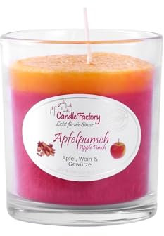 Candle Factory Party Light Duftkerze im Glas Duft: Apfelpunsch