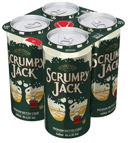 Scrumpy Jack Premium British Cider, 4 x 440ml