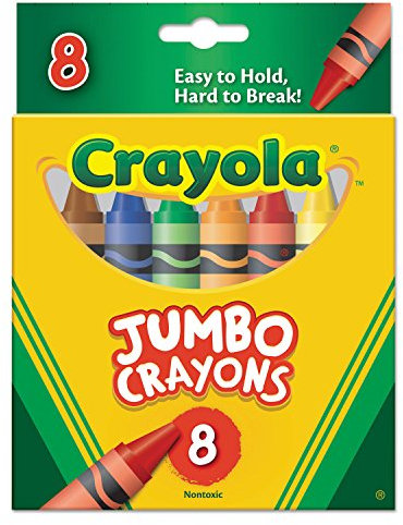 Crayola Llc Wachsmalstifte Jumbo 8 ct Peggable Tuck Box