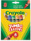 Crayola Llc Wachsmalstifte Jumbo 8 ct Peggable Tuck Box